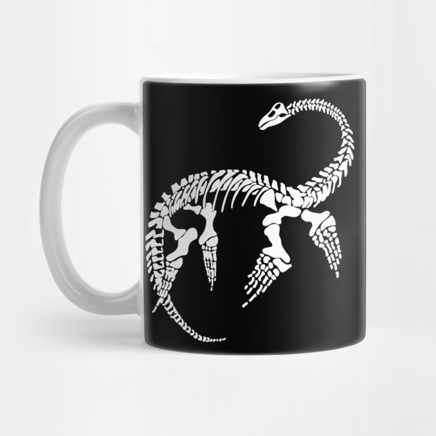 Terra Fossil Plesiosaur Dinosaur White by Terra Fossil Merch